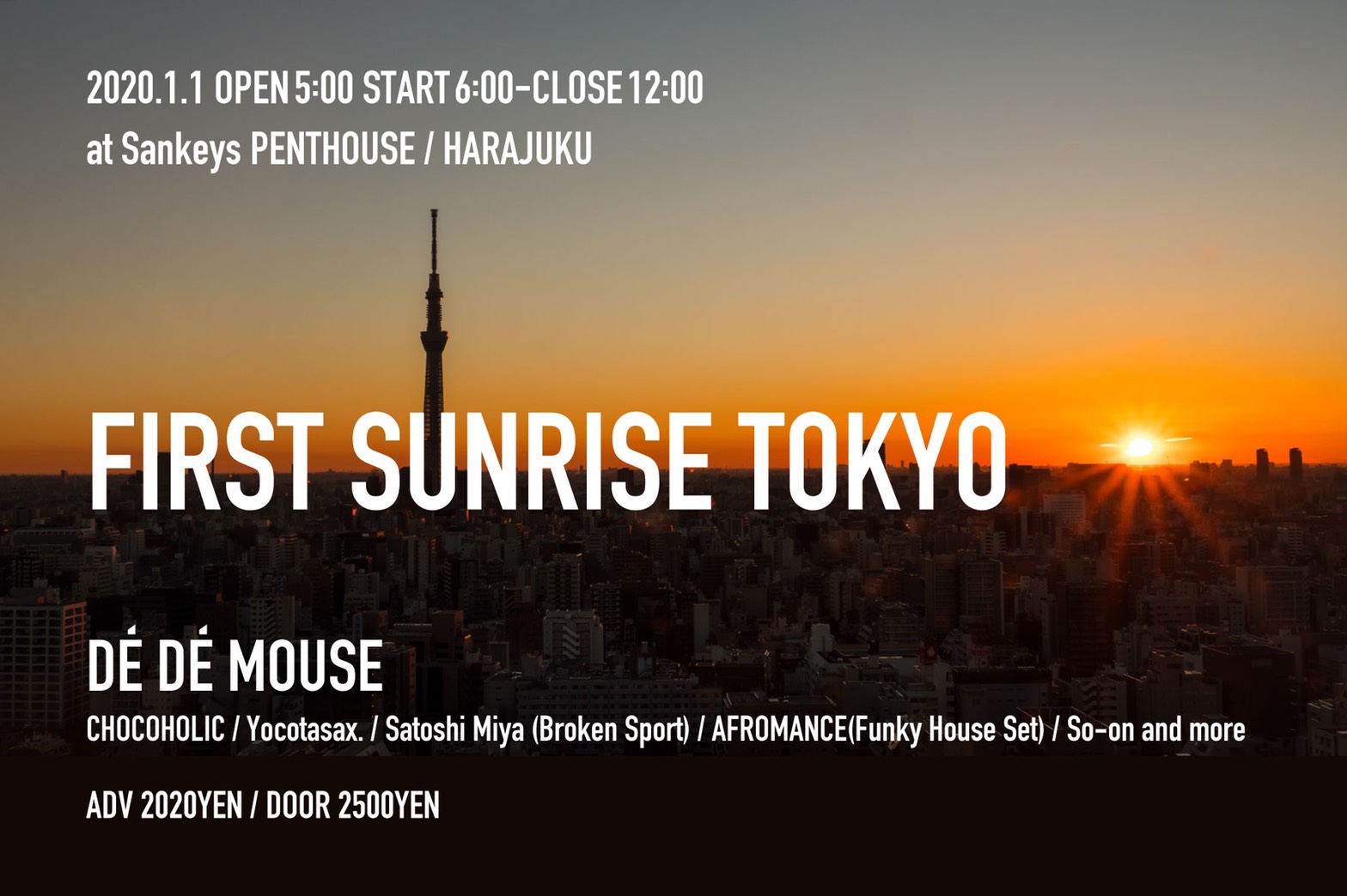FIRST SUNRISE TOKYO