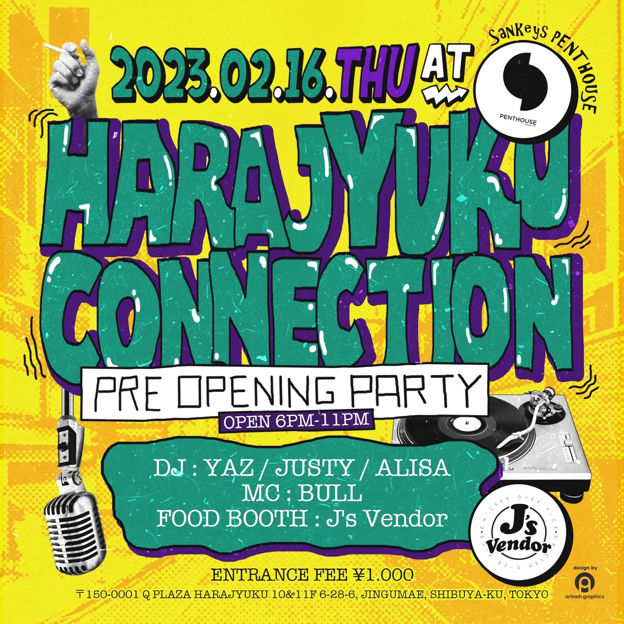 HARAJYUKU CONNECTION -PRE OPENING PARTY-