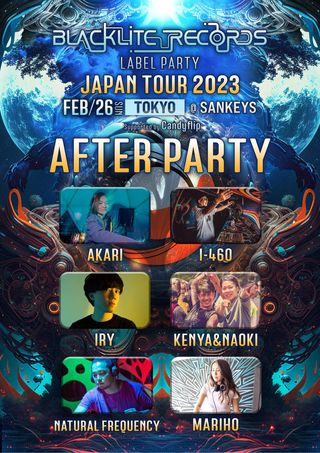 BLACKLITE RECORDS LABEL PARTY JAPAN TOUR 2023 AFTER PARTY
